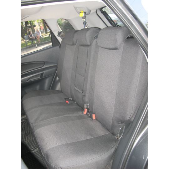 Чехлы в салон модельные для Hyundai Tucson I '04- премиум (комплект) Чехлы в салон модельные для Hyundai Tucson I '04- премиум (комплект)