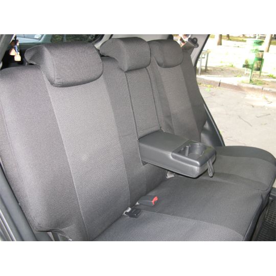 Чехлы в салон модельные для Hyundai Tucson I '04- премиум (комплект) Чехлы в салон модельные для Hyundai Tucson I '04- премиум (комплект)