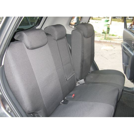 Чехлы в салон модельные для Hyundai Tucson I '04- премиум (комплект) Чехлы в салон модельные для Hyundai Tucson I '04- премиум (комплект)