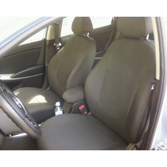 Чехлы в салон модельные для Hyundai Accent IV '11-17 [цельный] стандарт (комплект)