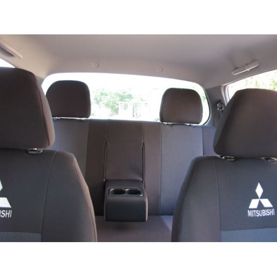 Чехлы в салон модельные для Mitsubishi L200 IV '06-15 стандарт (комплект)