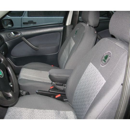 Чехлы в салон модельные для Skoda Octavia I '96-10 бюджет (комплект) Чехлы в салон модельные для Skoda Octavia I '96-10 бюджет (комплект)