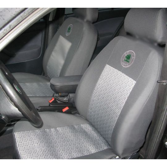 Чехлы в салон модельные для Skoda Octavia I '96-10 бюджет (комплект) Чехлы в салон модельные для Skoda Octavia I '96-10 бюджет (комплект)