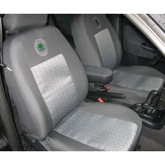 Чехлы в салон модельные для Skoda Octavia I '96-10 бюджет (комплект) Чехлы в салон модельные для Skoda Octavia I '96-10 бюджет (комплект)