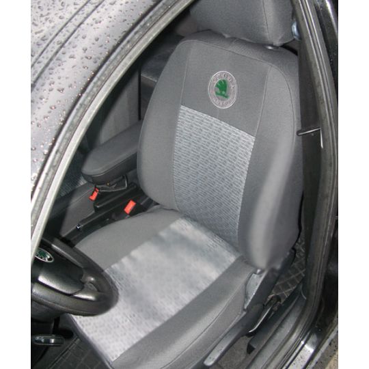 Чехлы в салон модельные для Skoda Octavia I '96-10 бюджет (комплект) Чехлы в салон модельные для Skoda Octavia I '96-10 бюджет (комплект)
