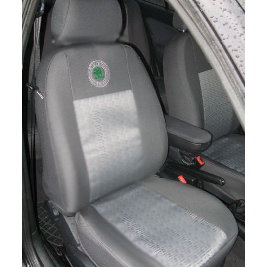Чехлы в салон модельные для Skoda Octavia I '96-10 бюджет (комплект) Чехлы в салон модельные для Skoda Octavia I '96-10 бюджет (комплект)