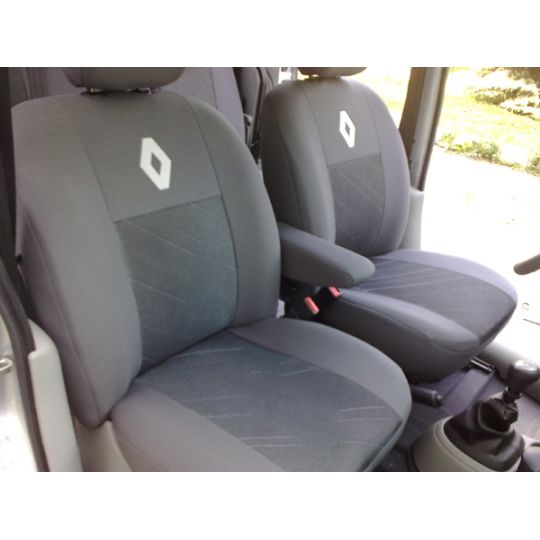 Чехлы в салон модельные для Renault Kangoo II '08- бюджет (комплект)