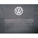 Чехлы в салон модельные для Volkswagen Polo V '09- [седан/цельный] бюджет (комплект)