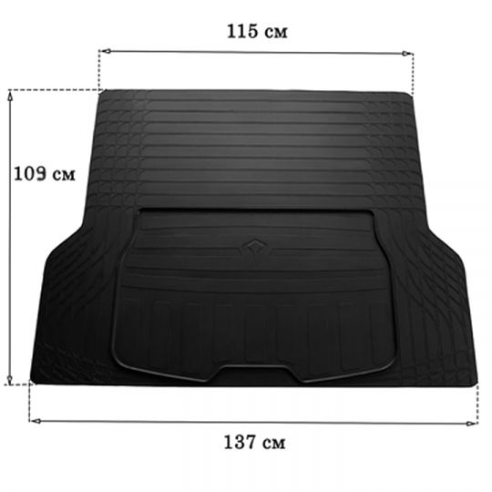 STINGRAY Коврик в багажник универсальный (Размер L)