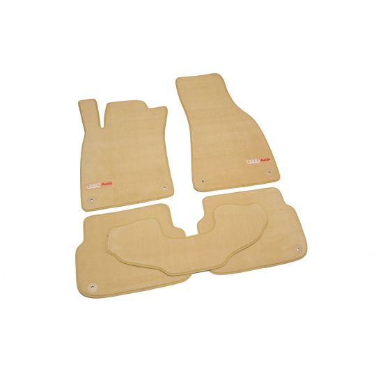 AVTM Коврики в салон текстильные Audi A6 C6 '04-11 [2,7D; 3,0D; 2,4І] Бежевые Premium (Комплект 5шт.)