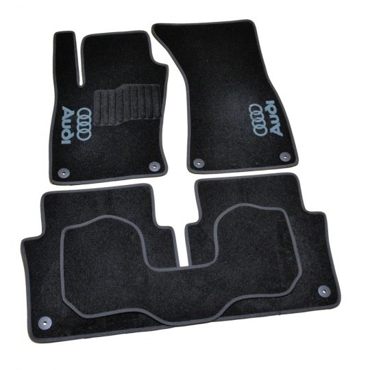 AVTM Коврики в салон текстильные Audi A8 '02-09 Черные (Комплект 5шт.)