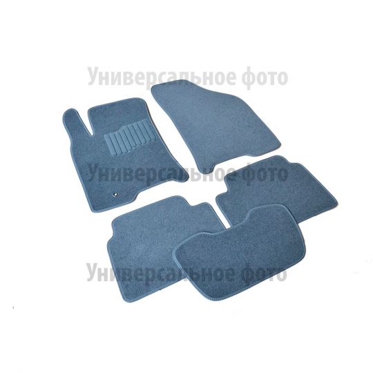 AVTM Коврики в салон текстильные Toyota Land Cruiser Prado 120 '02-09 Серые Premium (Комплект 5шт.)