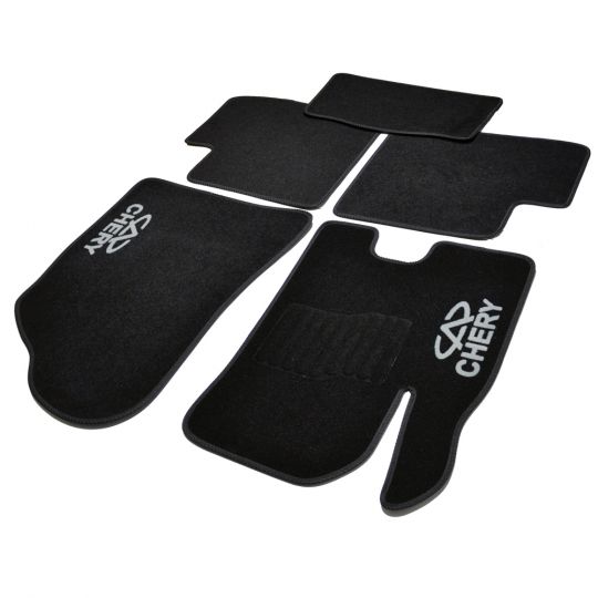 AVTM Коврики в салон текстильные Chery Tiggo (T11) '06-12 Черные (Комплект 5шт.)