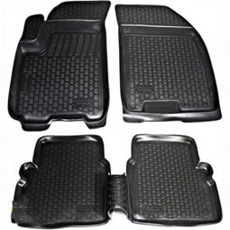 L.LOCKER Коврики в салон глубокие Chevrolet Aveo (T200) '02-08 (Комплект 4шт.)