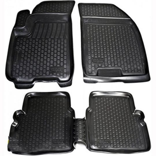 L.LOCKER Коврики в салон глубокие Chevrolet Aveo (T200) '02-08 (Комплект 4шт.)