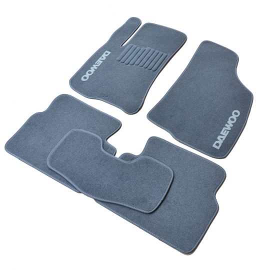 AVTM Коврики в салон текстильные Daewoo Lanos/Sens '97- Серые (Комплект 5шт.)