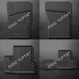 SRTK Коврики в салон глубокие Daewoo Nexia I '95-15 (Комплект 4шт.)