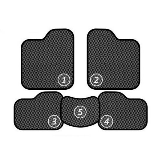 EVA Коврики в салон автомобиля (Передние 2 шт.)