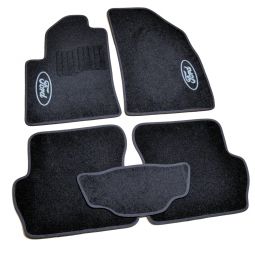 AVTM Коврики в салон текстильные Ford Fiesta VI '02-08 Черные (Комплект 5шт.)