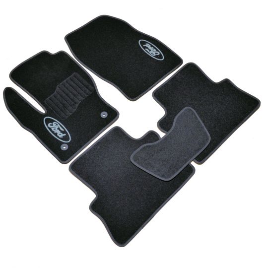 AVTM Коврики в салон текстильные Ford Kuga II '13- Черные (Комплект 5шт.)