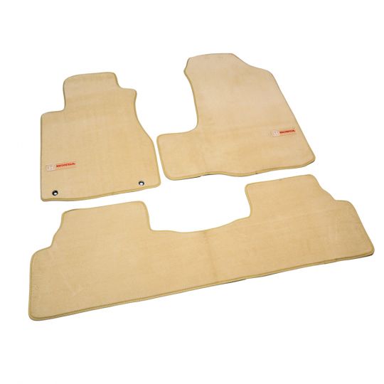 AVTM Коврики в салон текстильные Honda CR-V III '06-11 Бежевые Premium (Комплект 3шт.)