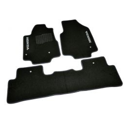 AVTM Коврики в салон текстильные Honda Pilot II '08-15 Черные (Комплект 3шт.)
