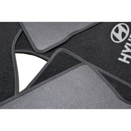 AVTM Коврики в салон текстильные Hyundai Accent/Verna III '05-10 Черные (Комплект 5шт.)