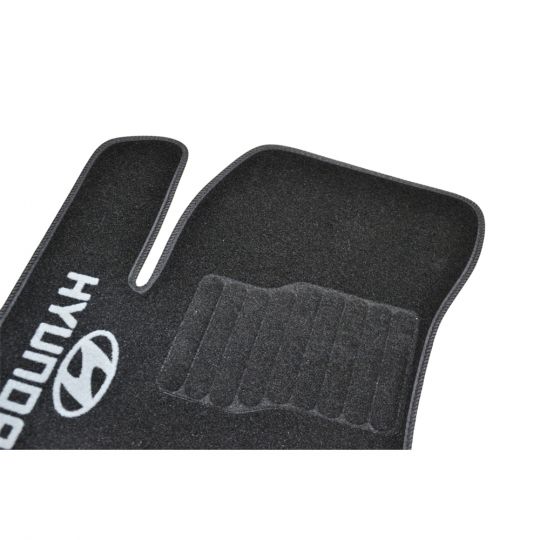 AVTM Коврики в салон текстильные Hyundai Accent/Verna III '05-10 Черные (Комплект 5шт.)