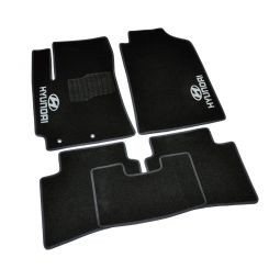 AVTM Коврики в салон текстильные Hyundai Accent V '17- Черные (Комплект 5шт.)