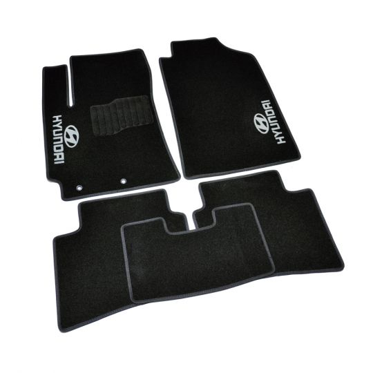 AVTM Коврики в салон текстильные Hyundai Accent V '17- Черные (Комплект 5шт.) AVTM Коврики в салон текстильные Hyundai Accent V '17- Черные (Комплект 5шт.)