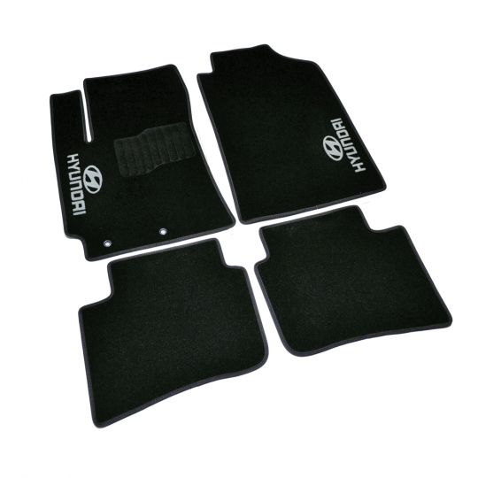 AVTM Коврики в салон текстильные Hyundai Accent V '17- Черные (Комплект 5шт.) AVTM Коврики в салон текстильные Hyundai Accent V '17- Черные (Комплект 5шт.)