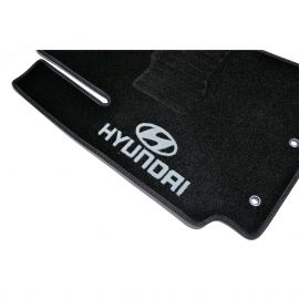 AVTM Коврики в салон текстильные Hyundai Accent V '17- Черные (Комплект 5шт.)