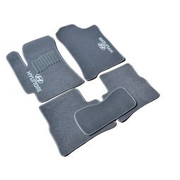 AVTM Коврики в салон текстильные Hyundai Accent/Verna III '05-10 Серые (Комплект 5шт.)