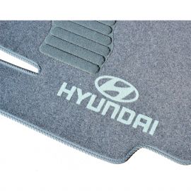 AVTM Коврики в салон текстильные Hyundai Accent/Verna III '05-10 Серые (Комплект 5шт.)