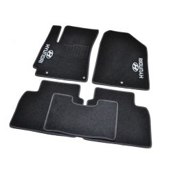 AVTM Коврики в салон текстильные Hyundai Elantra (AD) VI '15- Черные (Комплект 5шт.)