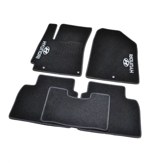 AVTM Коврики в салон текстильные Hyundai Elantra (AD) VI '15- Черные (Комплект 5шт.)