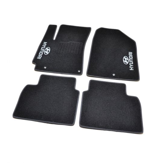 AVTM Коврики в салон текстильные Hyundai Elantra (AD) VI '15- Черные (Комплект 5шт.)