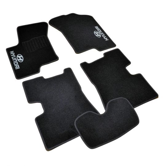 AVTM Коврики в салон текстильные Hyundai Getz '02-09 Черные (Комплект 5шт.)