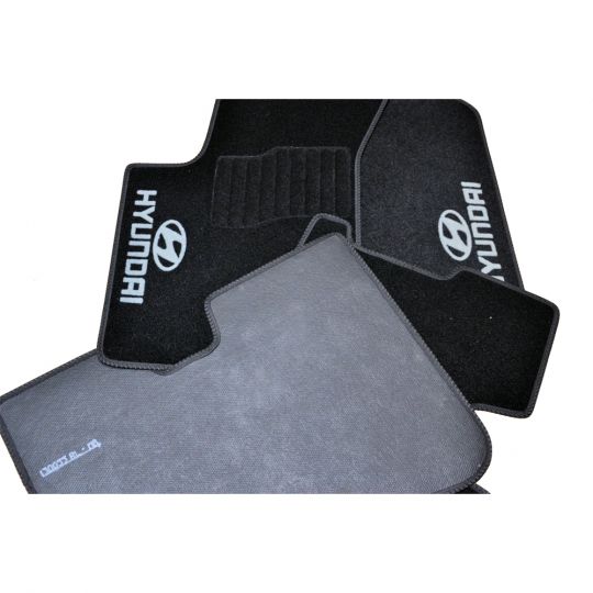 AVTM Коврики в салон текстильные Hyundai Getz '02-09 Черные (Комплект 5шт.)