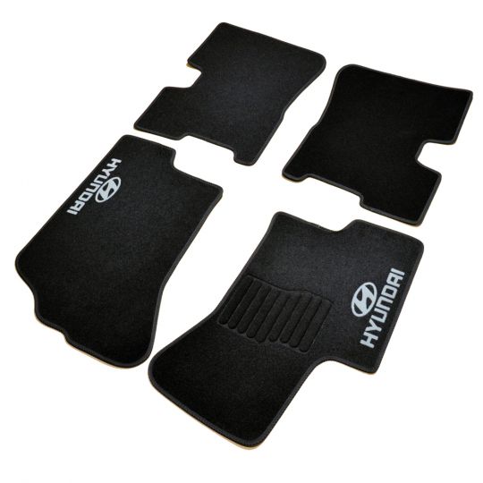 AVTM Коврики в салон текстильные Hyundai Getz '02-09 Черные (Комплект 5шт.)