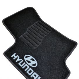 AVTM Коврики в салон текстильные Hyundai Getz '02-09 Черные (Комплект 5шт.)