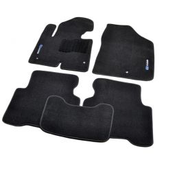 AVTM Коврики в салон текстильные Hyundai Santa Fe III '12- Черные Premium (Комплект 5шт.)