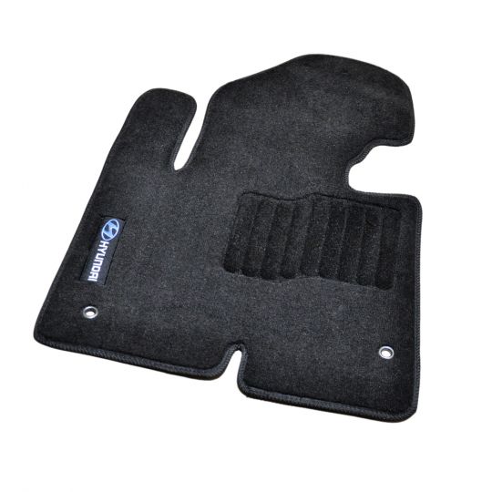 AVTM Коврики в салон текстильные Hyundai Santa Fe III '12- Черные Premium (Комплект 5шт.)
