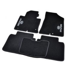 AVTM Коврики в салон текстильные Hyundai Sonata LF '14- Черные (Комплект 5шт.)