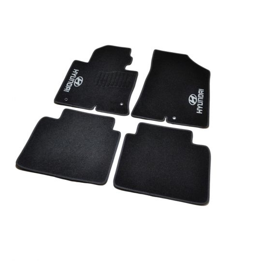 AVTM Коврики в салон текстильные Hyundai Sonata LF '14- Черные (Комплект 5шт.)
