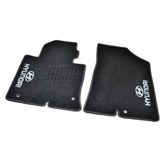 AVTM Коврики в салон текстильные Hyundai Sonata LF '14- Черные (Комплект 5шт.)