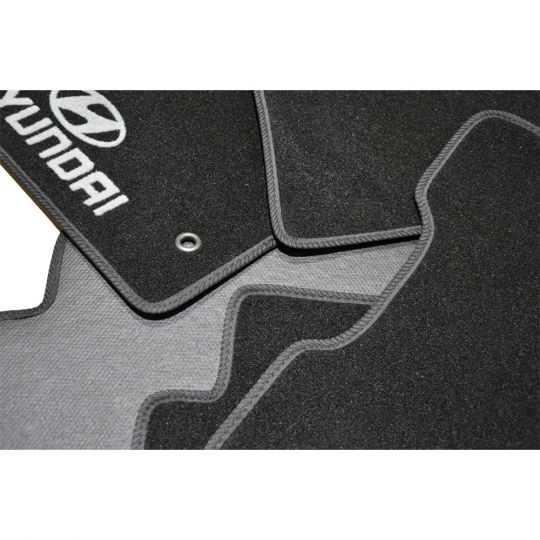 AVTM Коврики в салон текстильные Hyundai Sonata LF '14- Черные (Комплект 5шт.)