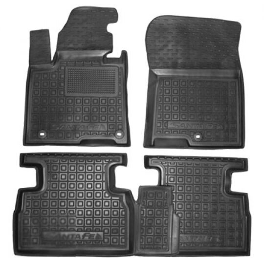 Avto-Gumm Коврики в салон Hyundai Santa Fe IV '18-20 (5 мест)