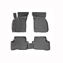 L.LOCKER Коврики в салон глубокие Hyundai Santa Fe II '06-12 (ТАГАЗ) (Комплект 4шт.)