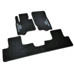 AVTM Коврики в салон текстильные Infiniti FX35 II (S51) '08- Черные (Комплект 3шт.)